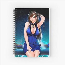 Waifu Tifa Lockhart in Final Fantasy 7 Journal