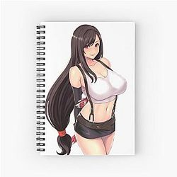 Ecchi Tifa Lockhart Final Fantasy VII Spiral Notebook