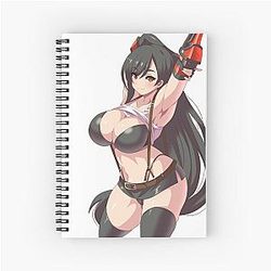 Final Fantasy 7 Tifa Lockhart Ecchi Spiral Notebook