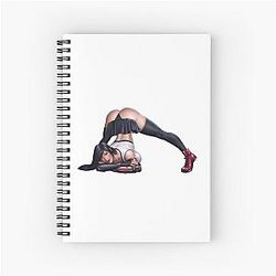 Sexy Waifu Tifa Lockhart Final Fantasy 7 Spiral Notebook