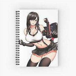 Sexy Tifa Lockhart Final Fantasy 7 Notebook