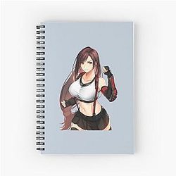 Cute Tifa Lockhart Final Fantasy VII FF7 Remake Spiral Notebook