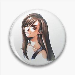 Final Fantasy VII Tifa Lockhart Portrait Pin