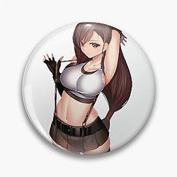 Waifu Tifa Lockhart Final Fantasy 7 Pin