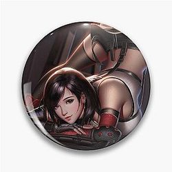 Waifu Tifa Lockhart Challenge Final Fantasy 7 Pin