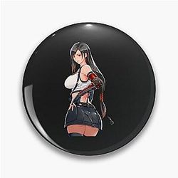 Final Fantasy VII - Tifa Lockhart hentai Anime Sticker Pin