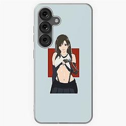 Hot Tifa Lockhart Anime Girl Soft Case for Samsung Galaxy and Final Fantasy 7 Remake