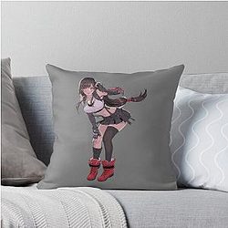 Final Fantasy Tifa Lockhart Kawaii Throw Pillow