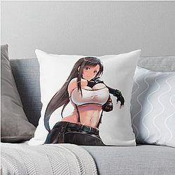 Sexy Tifa Lockhart Final Fantasy 7 Throw Pillow