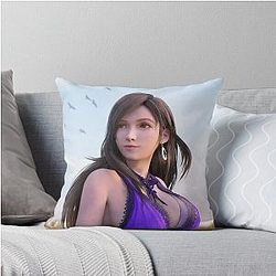 Tifa Lockhart Throw Pillow