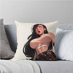 Tifa Lockhart Throw Pillow