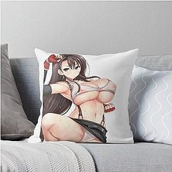 Tifa Lockhart FF7 Throw Pillow
