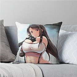 Tifa Lockhart FF7 Ecchi Throw Pillow becomes
Tifa Lockhart FF7 Ecchi Throw Pillow