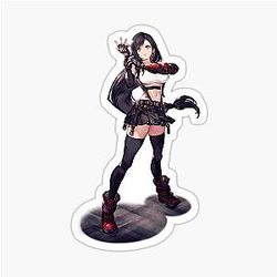 Tifa Lockhart - War of the Visions: Final Fantasy Brave Exvius Character Official Artwork Sticker