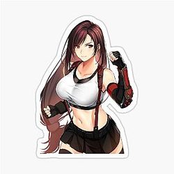 Cute Tifa Lockhart Final Fantasy VII Sticker