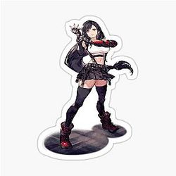 Final Fantasy VII Tifa Sticker