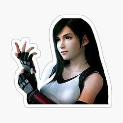 Tifa Lockhart Remake Sticker