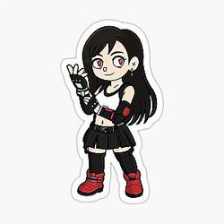 Tifa Lockhart FF7 Sticker