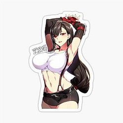 Tifa Lockhart FF7 Remake Sticker