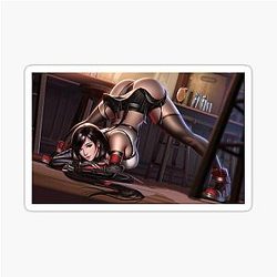Waifu Tifa Lockhart Challenge Final Fantasy 7 Sticker