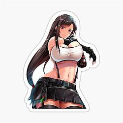 Tifa Lockhart Final Fantasy 7 Sticker