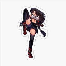 Hot Tifa Lockhart Final Fantasy 7 Sticker