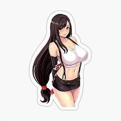 Ecchi Tifa Lockhart Final Fantasy VII Sticker