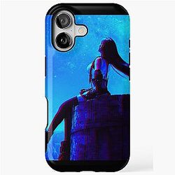 Tifa Lockhart Staring at the Stars - Neon Lights Series Vol. 2 iPhone Tough Case