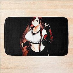 Cute Tifa Lockhart Bath Mat