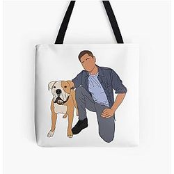 Tim Bradford and Kojo The Rookie All Print Tote Bag