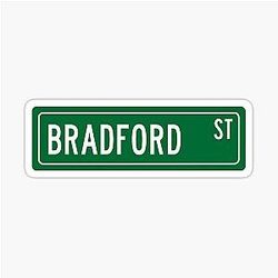 Tim Bradford The Rookie Sign Sticker