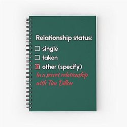 Tim Dillon Relationship Spiral Notebook