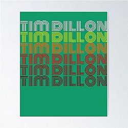 Tim Dillon Vintage Poster