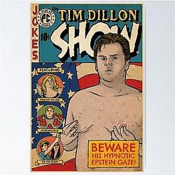 Tim Dillon Beware His Hypnotic Poster