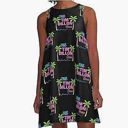 Tim Dillon A-Line Dress