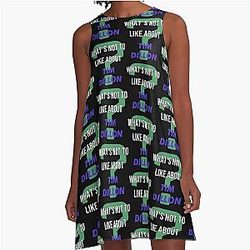 What's Not to Like About Tim Dillon A-Line Dress