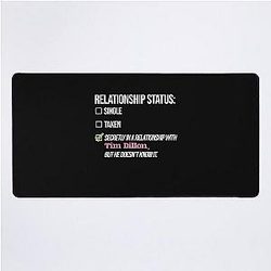 Relationship with Tim Dillon Desk Mat