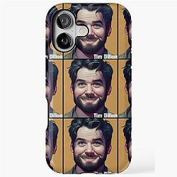 Bearded Tim Dillon Digital Painting iPhone Tough Case