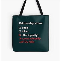 Tim Dillon Relationship All Over Print Tote Bag