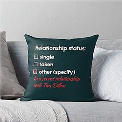 Tim Dillon Relationship Throw Pillow