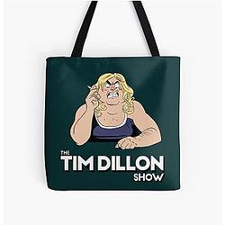 Tim Dillon Show Podcast All Over Tote Bag