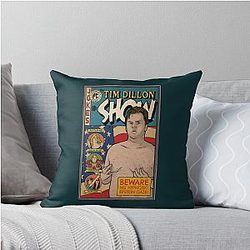 Tim Dillon Show TShirt by Baddest Shirt Co Throw Pillow