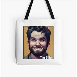 Bearded Tim Dillon Digital Painting Tote Bag