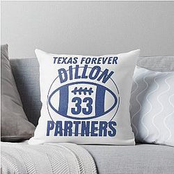 Dillon Panthers Football Essential Throw Pillow