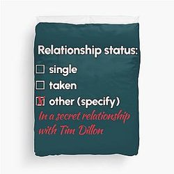 Tim Dillon Relationship Duvet Cover