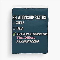 Relationship with Tim Dillon Duvet Cover