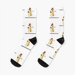 Hot Dog Car Crash I think you should leave Tim Robinson Socks to