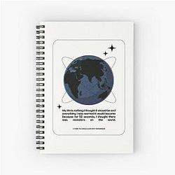 Monsters on the World I Think You Leave with Tim Robinson Spiral Notebook