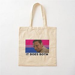 Bisexual Pride Tim Robinsons I Think You Should Leave Cotton Tote Bag