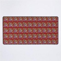 Dan Flashes pattern cool more than 17 colours Desk Mat